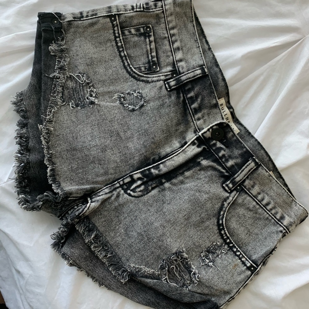 Denim shorts